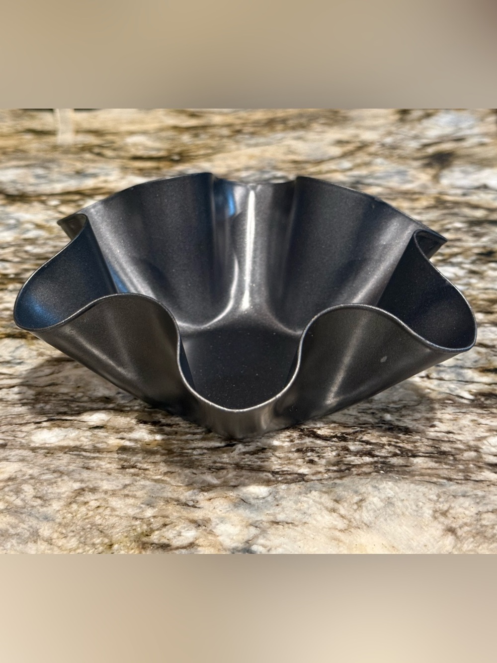Taco Shell(Set of 8)Baking Mold or Black Fluted Serving Bowl - Home Kitchen